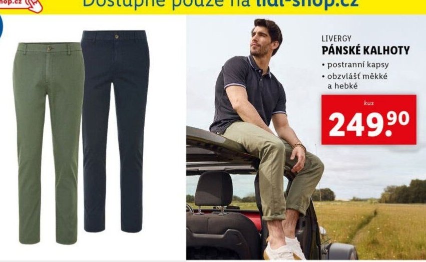 Livergy pánské kalhoty
