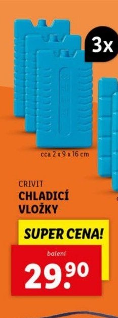 CRIVIT CHLADICÍ VLOŽKY