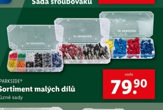 Parkside Sortiment malých dílů