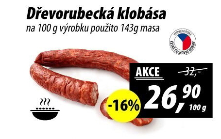 Dřevorubecká klobása