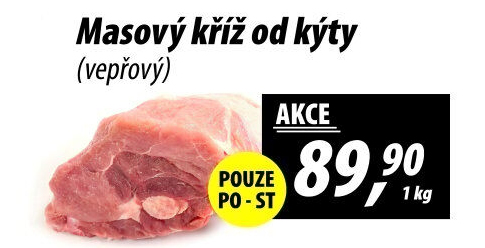 Masový kříž od kýty vepřový