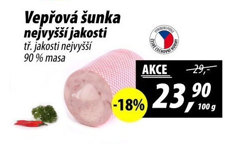 Šunka vepřová nejvyšší jakosti