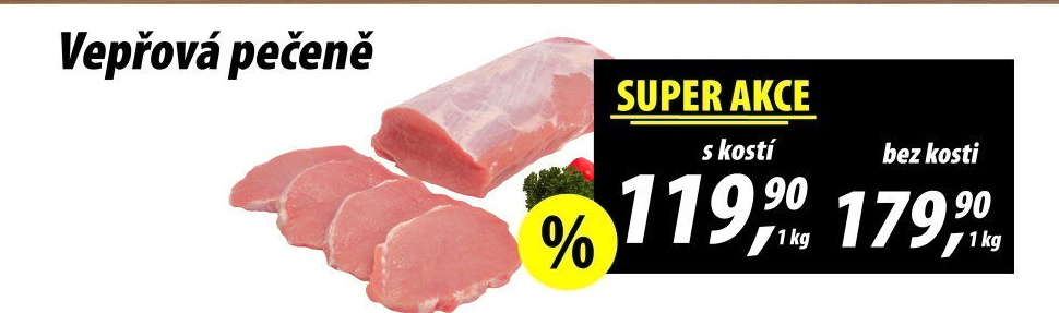 Vepřová pečeně s kostí