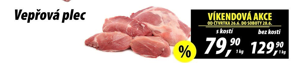 Vepřová plec bez kosti