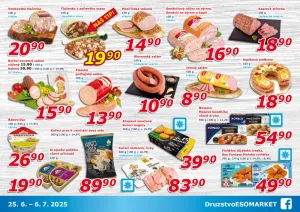 akční leták ESO MARKET 25.6.2025-6.7.2025