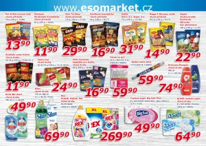 akční leták ESO MARKET 25.6.2025-6.7.2025