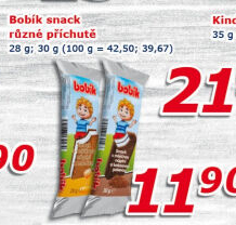 Dezert mléčný snack Bobík