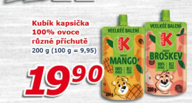 Kapsička ovocná 100% Kubík