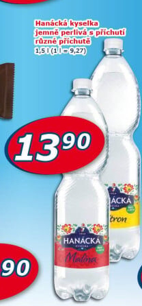 Ochucená voda Hanáckákyselka