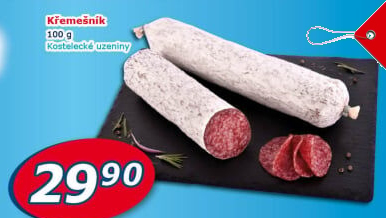 Salám Křemešník kostelecký Kostelecké uzeniny