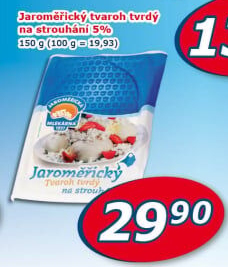Tvaroh na strouhání Jaroměřický
