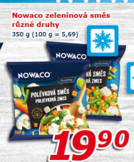 Zeleninová směs mražená Nowaco