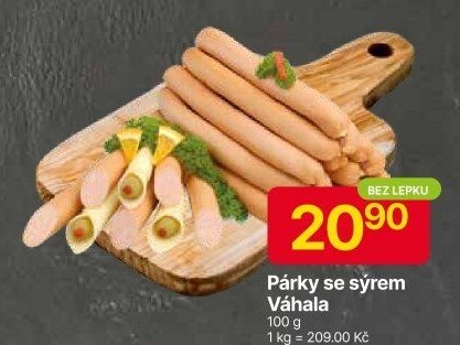 Párky se sýrem Váhala