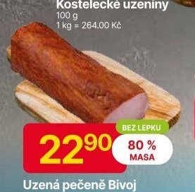 Uzená pečeně Bivoj