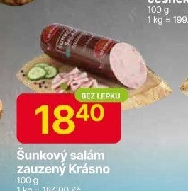 Šunkový salám zauzený Krásno