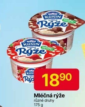 Mléčná rýže Kunín