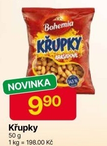 Křupky arašídové Bohemia Chips