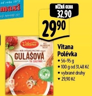 Instantní polévky Vitana