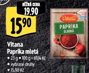 Koření Paprika Vitana