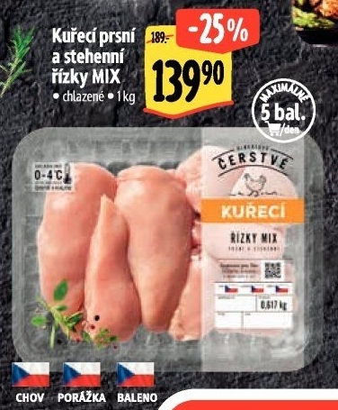 Kuřecí řízky mix Albert