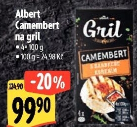 Sýr Camembert na gril Albert Gril