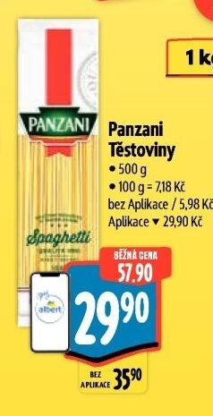 Těstoviny Panzani