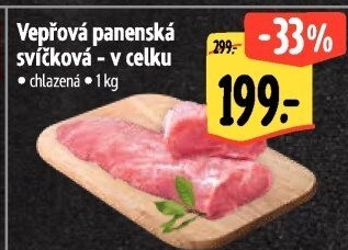Vepřová panenská svíčková