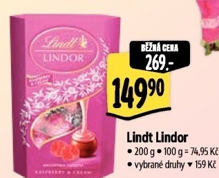 Bonboniéra Pralinky Lindor Lindt