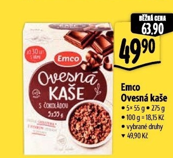 Kaše ovesná Emco