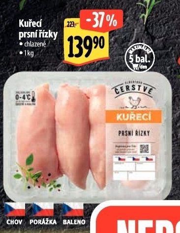 Kuřecí prsní řízky Albert