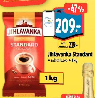 Mletá káva Standard Jihlavanka