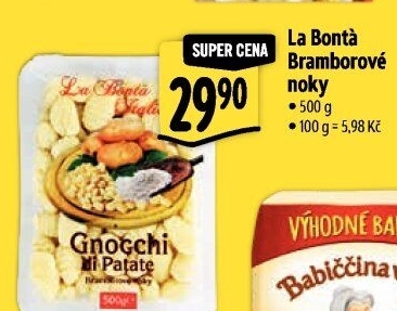 Noky bramborové La Bonta Italiana