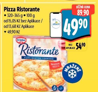 Pizza mražená Ristorante Dr. Oetker