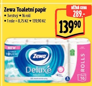 Toaletní papír 3vrstvý Deluxe Zewa