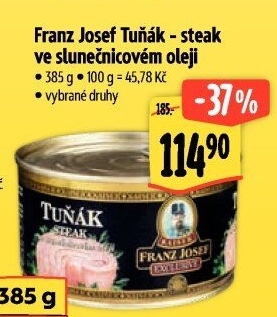 Tuňák steak v oleji Exclusive Franz Josef Kaiser