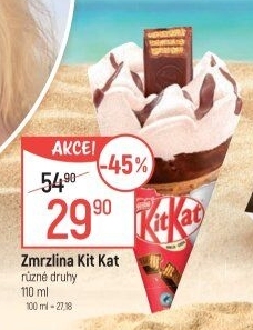 Nanuk kornout Kit Kat Nestlé