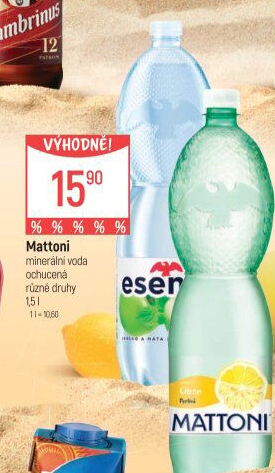 Ochucená voda Mattoni