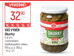 Okurky Váš Výběr