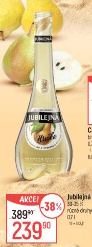 Pálenka Hruška Jubilejná St. Nicolaus