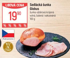 Šunka sedlácká výběrová Globus