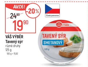 Tavený sýr Váš Výběr