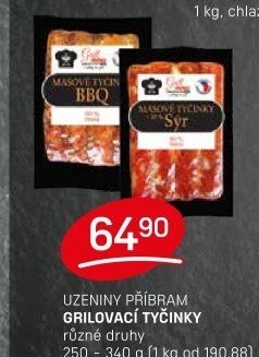 Grilovací tyčinky Příbramská uzenina