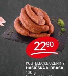 Hasičská klobása Kostelecké uzeniny