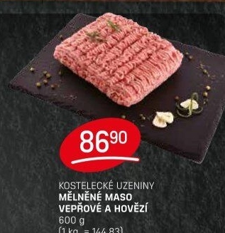 Mleté maso mix Kostelecké uzeniny