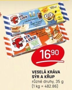 Sýr a křup Veselá kráva