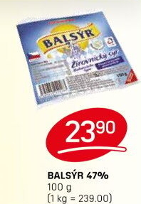 Sýr Balsýr Mlékárna Žirovnice