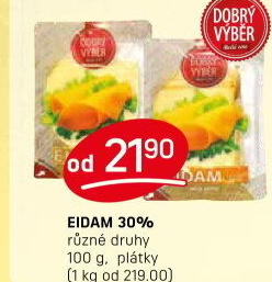Sýr Eidam 30% Dobrý Výběr