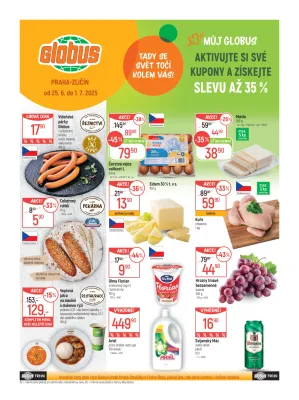 akční leták Globus 25.6.2025-1.7.2025
