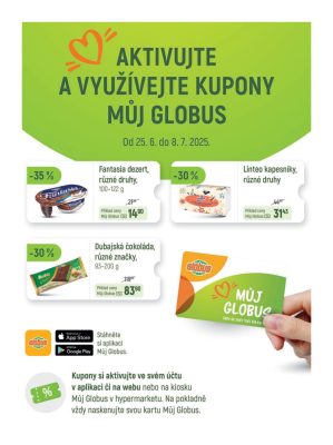 akční leták Globus 25.6.2025-1.7.2025