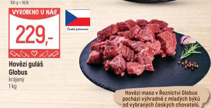 Hovězí maso na guláš Globus